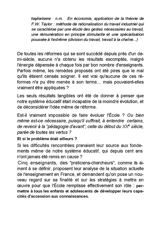 Extrait taylorisme