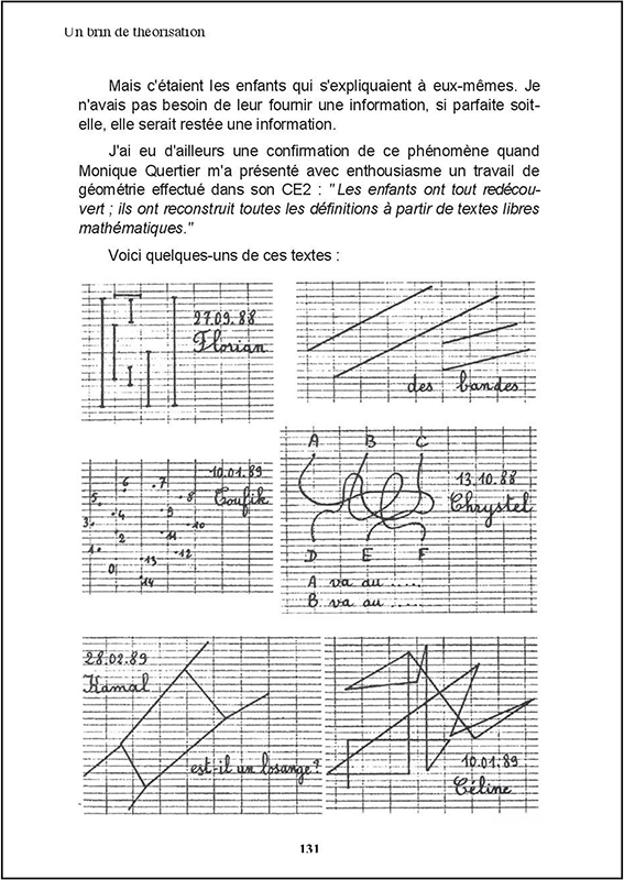 Extrait texte libre...mathematique