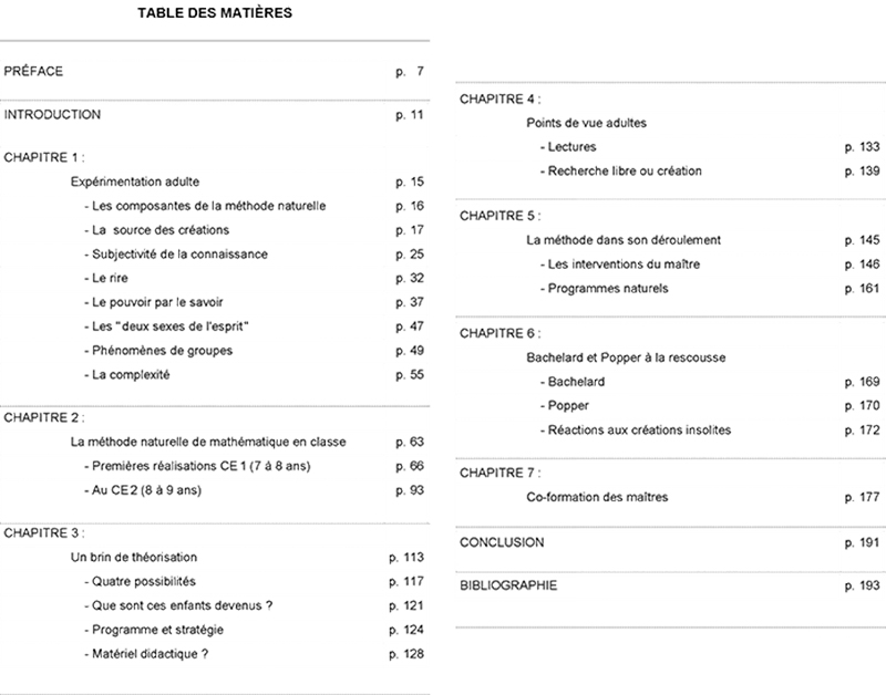 Extrait texte libre...mathematique